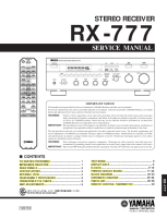 Yamaha RX-777-Service-Manual